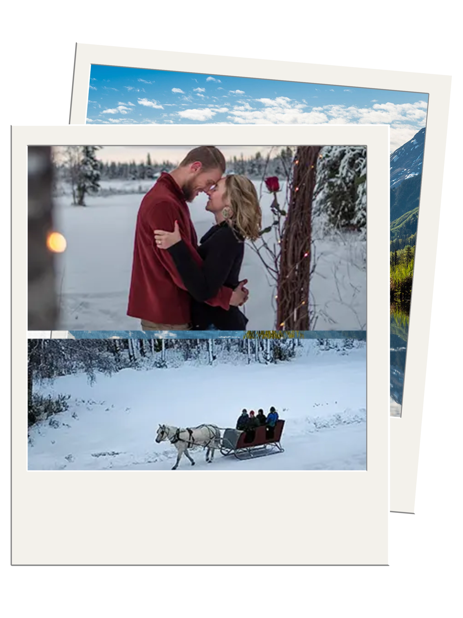 Alaska wedding couple